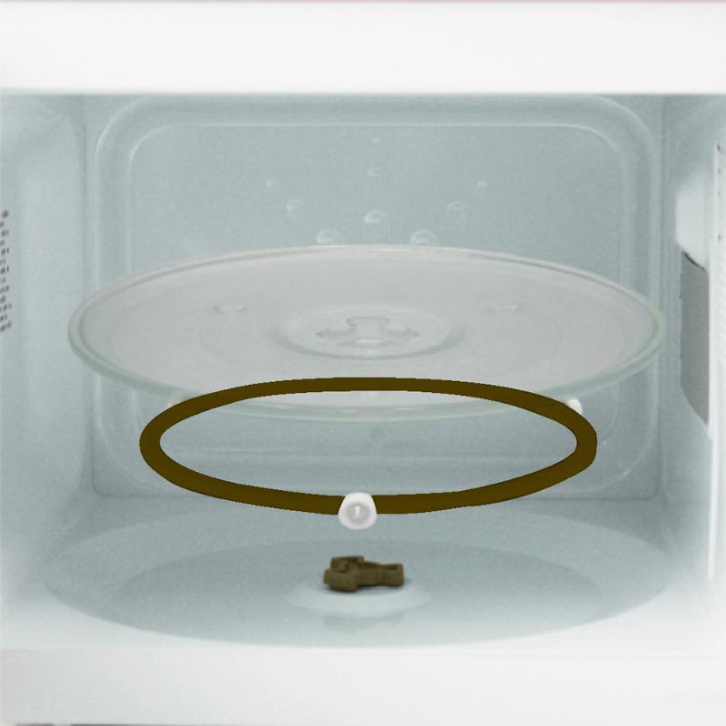 EMERIO Mikrovågsugn 20 L Svart