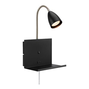 Markslöjd Cuarto vägglampa 30 cm svart