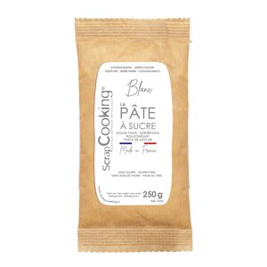 ScrapCooking Sockerpasta 250 g vit