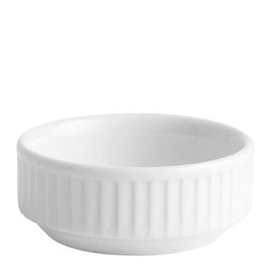 Pillivuyt Plissé skål 7 cm vit