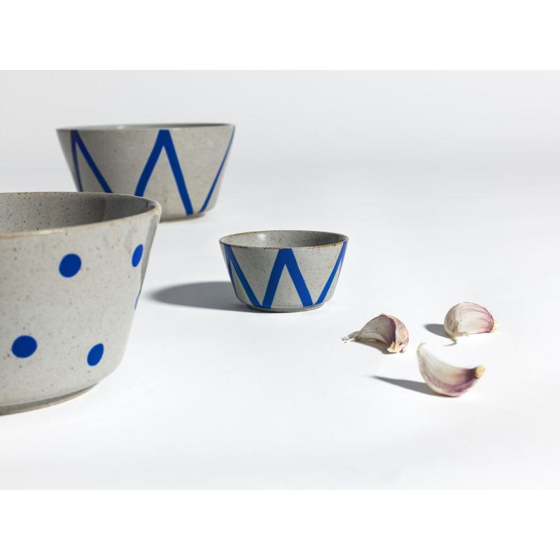 Lyngby Porcelæn Dan-Ild Skål 21 cm Sicksack
