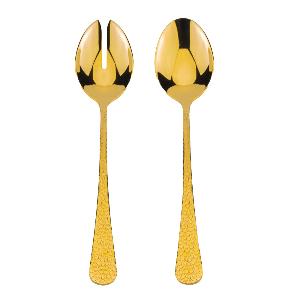 Vargen & Thor Frost salladsbestick 2 delar mässing