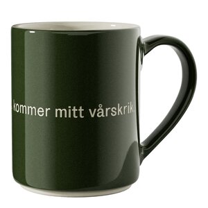 Design House Stockholm Mugg Grön - Håll för örona... 35 cl Grön