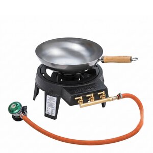 Hot Wok Original gasolbrännare 7,0 kW + 30 cm wokpanna