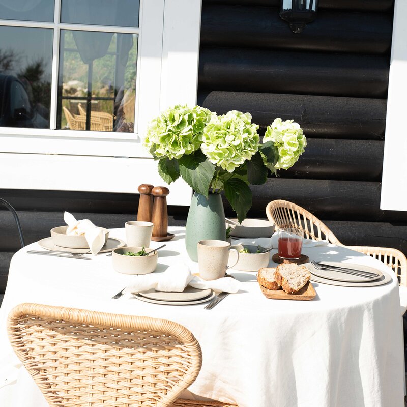 Aida RAW mugg med öra 35 cl sandy beige