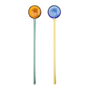 Tranquillo Rainbow sked 18 cm 2-pack grön/gul