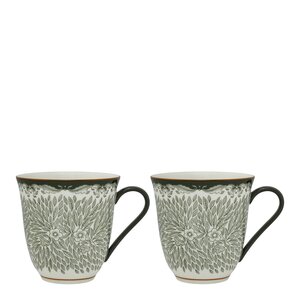 Rörstrand Ostindia Floris Grön mugg 30 cl 2-pack 