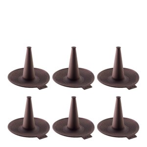Lékué Bagelform i silikon 6-pack brun