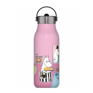 Les Artistes Bottle Up Mumin termosflaska 1 L Tea time pink