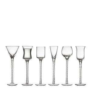 Lyngby Glas Snapsglas Rom 18 cm 6-pack Klar