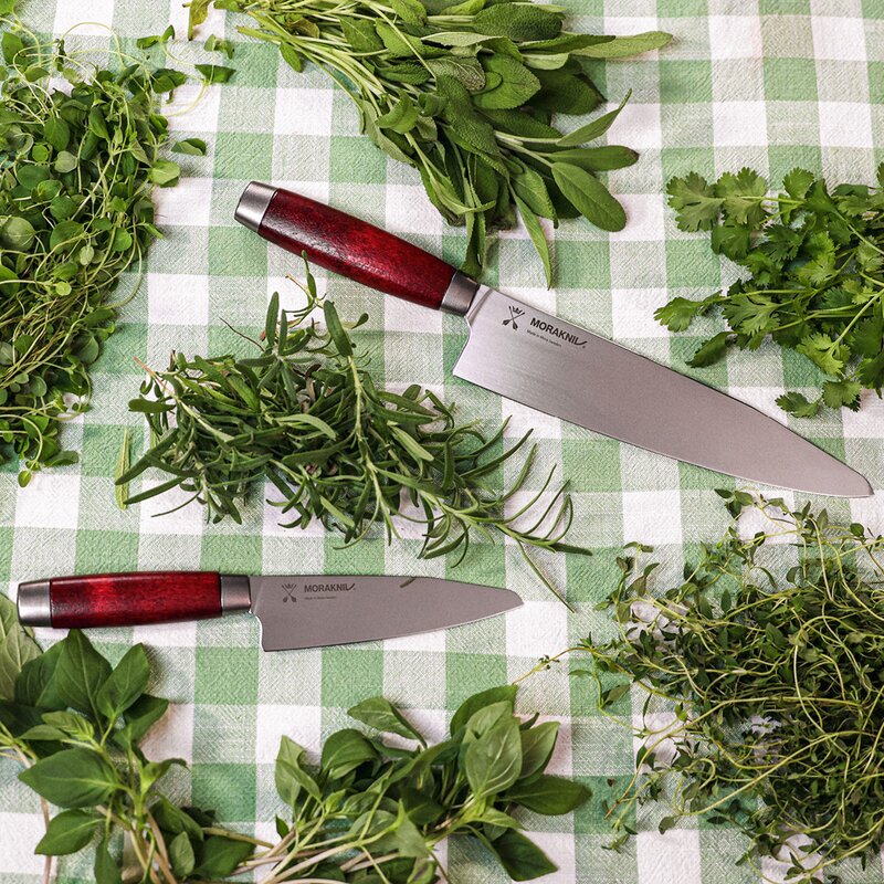 Morakniv Classic 1891 knivset small 2 delar röd björk