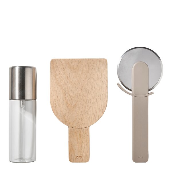 Zone Singles pizzaset 3 delar soft taupe