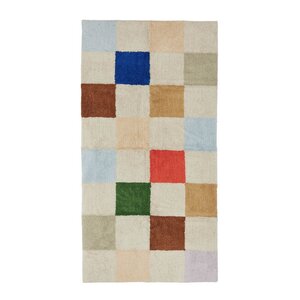 OYOY Chess matta 168x84 cm Multi