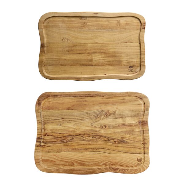 Aida Raw skärbräda set 2 delar teak
