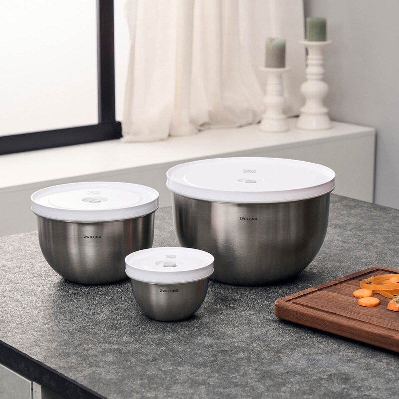 Zwilling Fresh & Save vakuumskålset 6 delar rostfritt stål