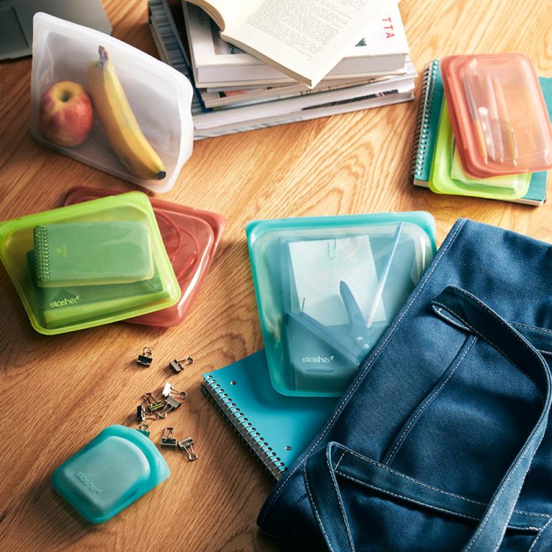 Stasher Sandwich silikonpåse 0,45 L ljusgrön