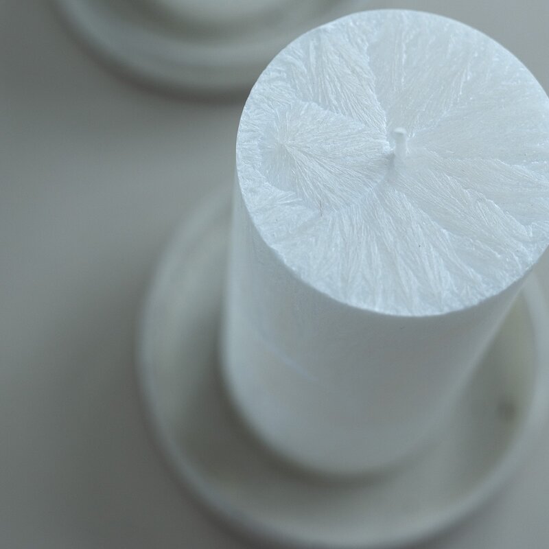 Liljeholmens Shea blockljus 6,7x15 cm vit