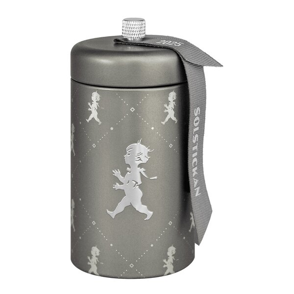 SOLSTICKAN Tändsticksrör 2025 års design silver