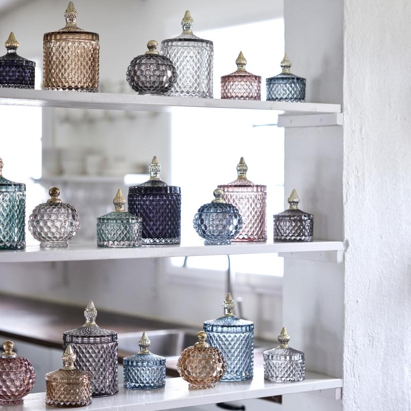 Lene Bjerre Miya burk 11 cm mörkgrå