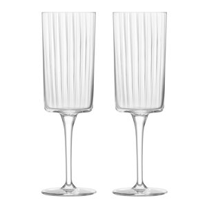 LSA International Gio Line champagneglas 21 cl 4-pack