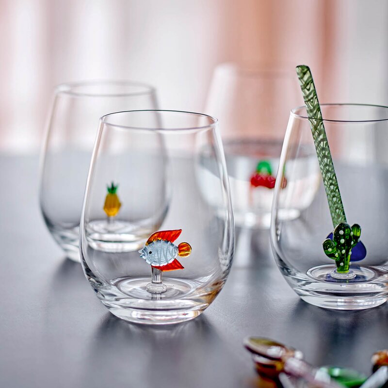 Bloomingville Misa dricksglas 56 cl Ananas