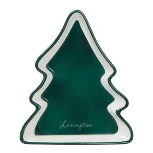 Lexington Tree litet fat 13x16 cm grön/vit