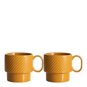 Sagaform Coffee & More temugg 50 cl 2-pack gul