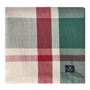Lexington, Duk linne/bomull 180x180 cm rutigt grön/röd/beige - Kitch'n
