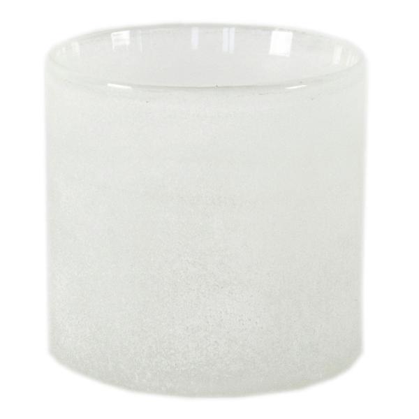 Tell Me More Frost Ljuslykta 12x12 cm Vit