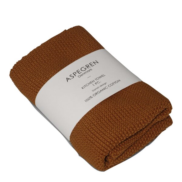 Aspegren Solid kökshandduk 40x50 cm pumpkin