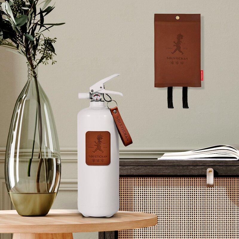 SOLSTICKAN Brandfilt Mörkt Läder