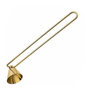 Holmen Luno ljussläckare 26 cm guld