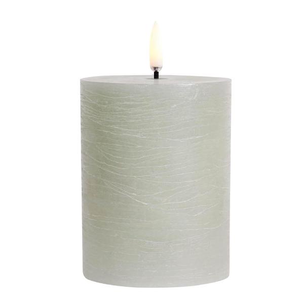 Uyuni Lighting Pillar LED Blockljus 8x10 cm Dusty Green
