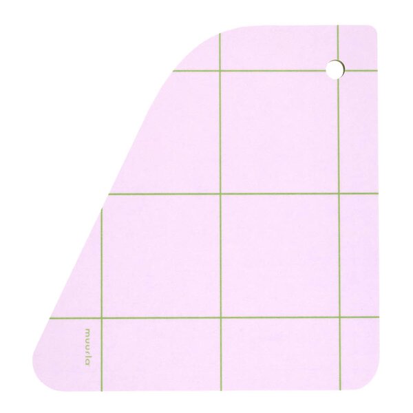 Muurla Fauna skärbräda/serveringsbricka Fågel 19x18 cm rosa