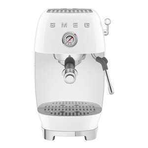 SMEG manuell espressomaskin med Cold Brew ECF03 vit