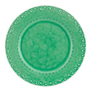 Bordallo Pinheiro Flora tallrik 29 cm grön