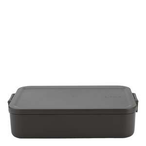 Brabantia Make & Take Bento matlåda 2 L 6,2×16,7×25,5 cm mörkgrå