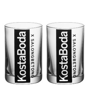 Kosta Boda Salong Betong Shotglas 6 CL 2-pack