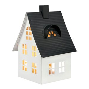 Markslöjd Luton metallhus LED 23 cm vit/svart