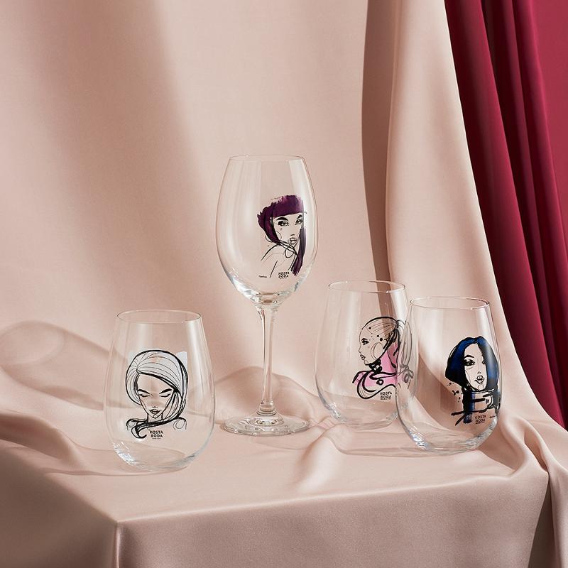 Kosta Boda All About You Tumbler 57 cl 2-pack Love You