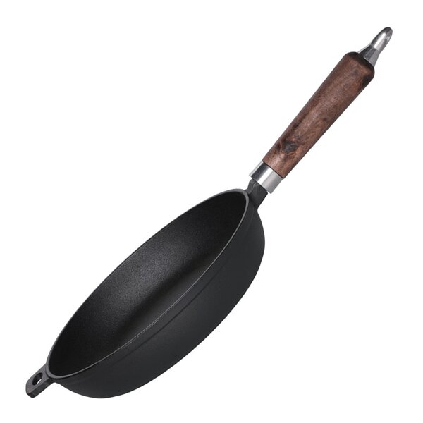 Maku Stekpanna i gjutjärn med trähandtag 24 cm