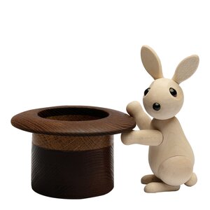 Spring Copenhagen The Magic Hat Kanin träddekoration 9,5 cm lönn