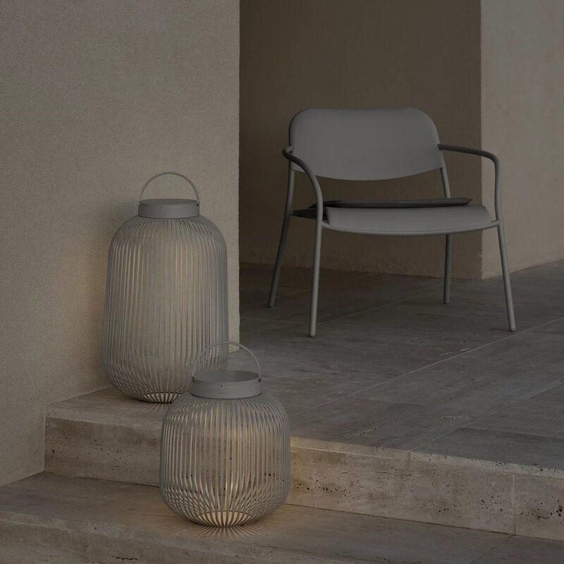 Blomus Lito LED-lampa M 30,5 cm granite gray