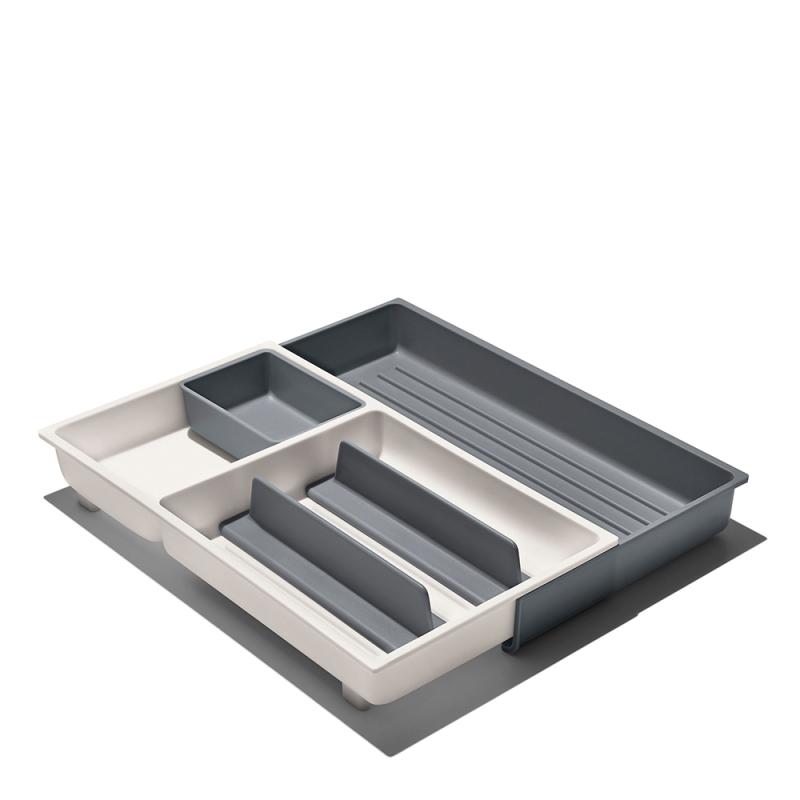 Oxo Lådindelare justerbar Grå/Vit