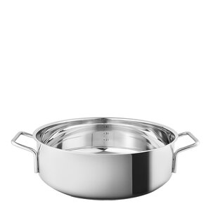 Eva Trio Stainless Steel sautégryta 28 cm med 2 handtag