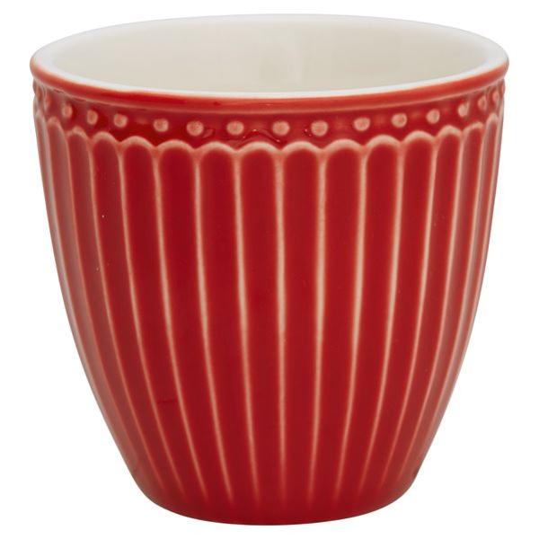 GreenGate Alice Lattemugg Liten 13 cl Red