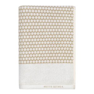 Mette Ditmer Grid handhandduk 60x38 cm 2-pack sand/offwhite