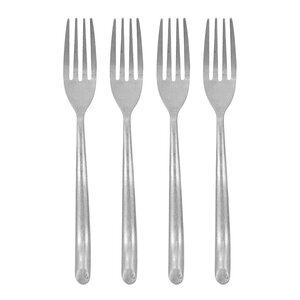 Nicolas Vahé Tårtgaffel 15 cm 4-pack antik silverfinish