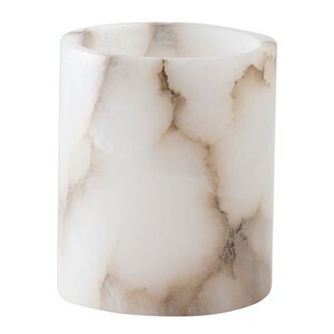 Tell Me More Alabaster ljuslykta M 12 cm naturlig
