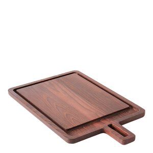Muubs Yami skärbräda 49x30 cm med saftspår brun